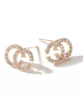 Cc Zircon Crystal Earrings